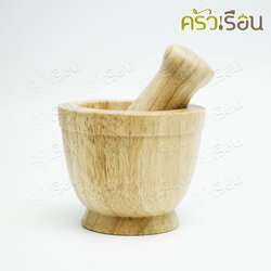 CMG ครกไม้ พร้อมสาก Ø 4 นิ้ว ไม้ยาง