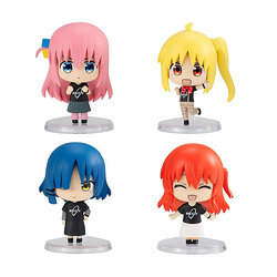 Bandai (ครบ Set 4 ลูก) Bocchi The Rock! Capsule Figure Collection 4570118210982 (Gashapon)