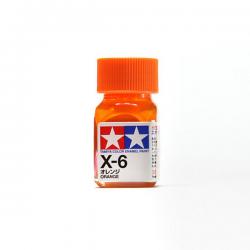 Tamiya Enamel Color 80006 X-6 Orange (Gloss) 4950344066780