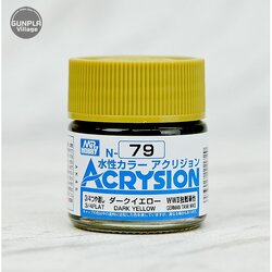 MR.ACRYSION COLOR N-79 DARK YELLOW Mr.hobby 4973028111729