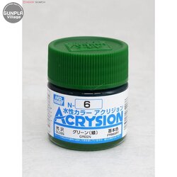 MR.ACRYSION COLOR N-06 GREEN Mr.hobby 4973028034066
