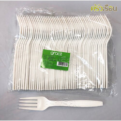 GRACZ ส้อม ไบโอ 7 นิ้ว 50 คัน FK01 ไบโอชานอ้อย