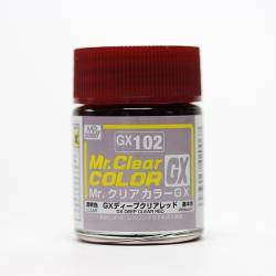 MR.CLEAR COLOR GX102 Deep Clear Red Mr.Hobby 4973028420067