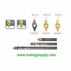 เม็ดแกะสลัก 45 องศา สำหรับด้าม 45 องศา