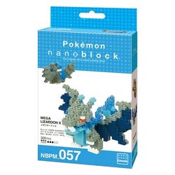 Kawada nanoblock Pokemon NBPM_057 Mega Lizardon X 4972825215494 (นาโนบล็อค)
