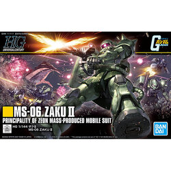 Bandai HG MS-06 Zaku II 4573102615459 (Plastic Model)