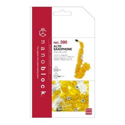 Kawada nanoblock NBC_390 Alto Saxophone 4972825229484 (นาโนบล็อค)