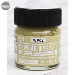 Mr.Hobby MR.WEATHERING PASTE WP02 Mud White 4973028630848