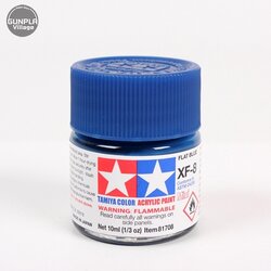 Tamiya 81708 Acrylic Mini XF-8 Flat Blue Tamiya 45035555