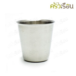 SPHINX BRAND ถ้วยน้ำ สเตนเลส 304 ความจุ 7 ออนซ์ ขนาด Ø 7.4 x 7.6 ซม. ตราสฟิ้งค์ M010 แก้วน้ำ ไม่มีหู