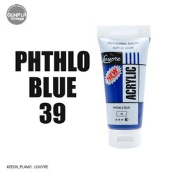 Louvre Acrylic 039 Phthalo Blue 80 ml LOUVRE 8851596080394