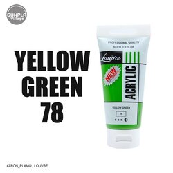 Louvre Acrylic 078 Yellow Green 80 ml LOUVRE 8851596080783