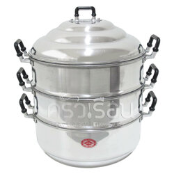 จระเข้ หม้อนึ่ง (ซึ้ง) ก้นหนา 3 ชั้น 44 ซม. 22.8 ลิตร