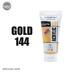 Louvre Acrylic 144 Gold 80 ml LOUVRE 8851596081445