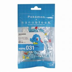 Kawada nanoblock Pokemon NBPM_031 Waninoko (Totodile) 4972825207239 (นาโนบล็อค)