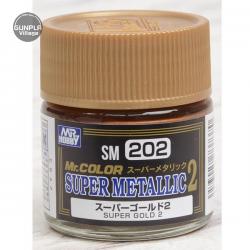 MR.COLOR SUPER MATALLIC 2 SM202 Super Gold 2 MR.HOBBY 4973028737370