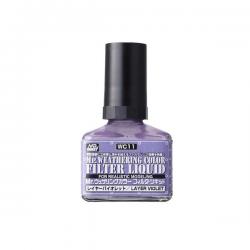 MR.WEATHERING COLOR FILTER LIQUID WC11 Layer Violet 4973028631104 Mr.Hobby
