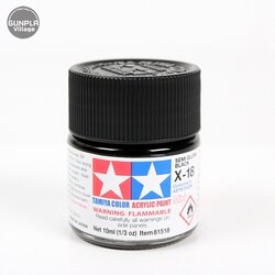 Tamiya 81518 Acrylic Mini X-18 Semi Gloss Black Tamiya 45032875