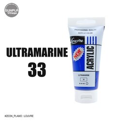 Louvre Acrylic 033 Ultramarine 80 ml LOUVRE 8851596080332