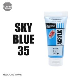 Louvre Acrylic 035 Sky Blue 80 ml LOUVRE 8851596080356