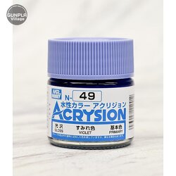 MR.ACRYSION COLOR N-49 VIOLET Mr.hobby 4973028112412