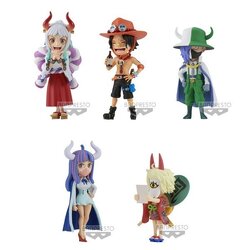 Banpresto (ครบ Set 5 กล่อง) WCF One Piece World Collectable Figure - Wanokuni Onigashima 2 4983164193916 (Figure)