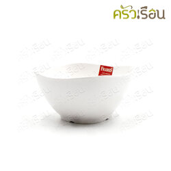 Figures soup bowl, square shape with rounded corners, white color, 4.5 inches B993-4.5