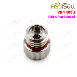 MOSA flower base, aluminum Ø1.8 x 2 cm. A0010025, for use with Mosa or JBU whipping cream squeeze bottles only.