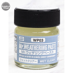 Mr.Hobby MR.WEATHERING PASTE WP03 Wet Clear 4973028630855