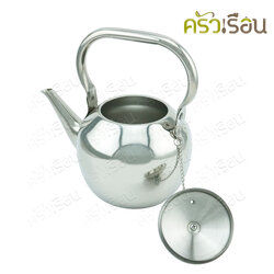 Double Apples teapot with handle, stainless steel, 1.2 liters - SXK012