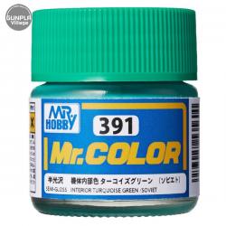 Mr.Color C391 Interior Turquoise Green Soviet Semi-Gloss MR.HOBBY 4973028736854
