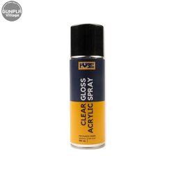 Hobby Bro HB-007 Super Clear Gloss Acrylic Spray 180 ml HB007CGAS (สเปรย์)