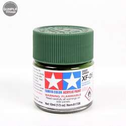 Tamiya 81726 Acrylic Mini XF-26 Deep Green Tamiya 45035739