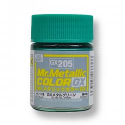 MR.METALLIC COLOR GX205 Metal Green 4973028033366 Mr.Hobby