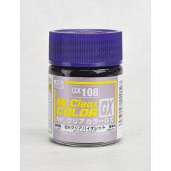 MR.CLEAR COLOR GX108 Clear Violet 4973028420128 Mr.Hobby