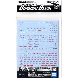 Bandai Decal GD122 Mobile Suit Gundam Hathaway Multiuse 1 4573102619860 (Decal)