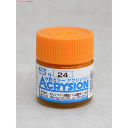 MR.ACRYSION COLOR N-24 ORANGE YELLOW Mr.hobby 4973028034158