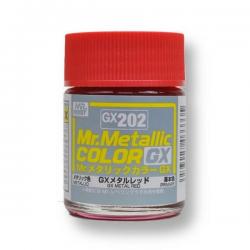 MR.METALLIC COLOR GX202 Metal Red 4973028033335 Mr.Hobby