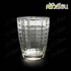 UNIONGLASS แก้วน้ำ เทียร่า ลายเพชร 364 ml. (12.5 oz.) #371 TUMBLERS TD 83.50 x BD 53.50 x H 107 mm.