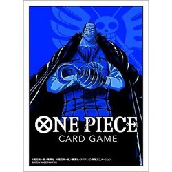Bandai One Piece Card Game Sleeves Vol.1 Crocodile Leader Blue ซองใส่การ์ด (70 ซอง) 4549660853954 (การ์ด)
