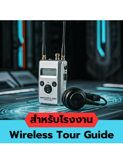บริการให้เช่า Wireless Tour Guide สำหรับโรงงาน (Factory Tour Wireless Guide Rental Service)