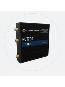 Teltonika RUT200 Router 4G LTE SIM 2FF x 1 SIM, WiFi 2.4Ghz (b/g/n)