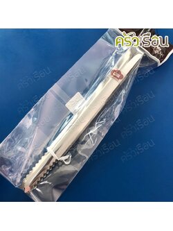 US ที่คีบน้ำแข็ง สเตนเลส วัดจริง 9 นิ้ว SLT-100 ที่คีบ คีบน้ำแข็ง