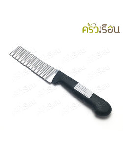 Penguin มีดหั่นลาย ด้ามดำ 4 นิ้ว ตราเพนกวิ้น ตัดวุ้น ตัดขนม