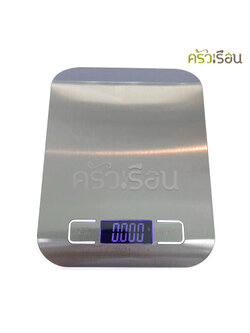 KR เครื่องชั่งดิจิตอล สเตนเลส ใช้ในห้องครัว ขนาด 5 kg.