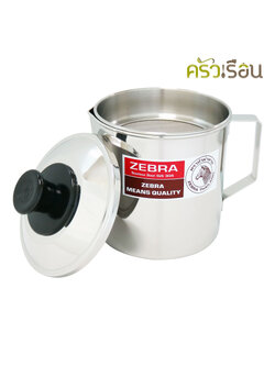 Zebra multi-purpose filter pot, 1 liter, pour mouth, Zebra brand, 151101, oil filter pot, oil storage