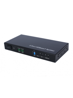 1x2 HDBaseT Splitter 100m HDCP2.2 support POC Ethernet