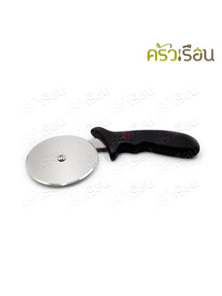 US ที่ตัดพิซซ่า สเตนเลส ด้ามดำ 9.5 นิ้ว ใบมีด 4 นิ้ว LP-25