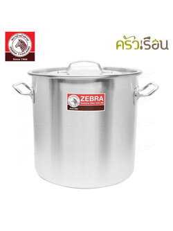 Zebra หม้อสตูว์ ทรงสูง Ø40 ซม. สูง 40 ซม. หนา 1.0 มม. ความจุ 50.2 ลิตร ตราหัวม้าลาย 171040 40x40