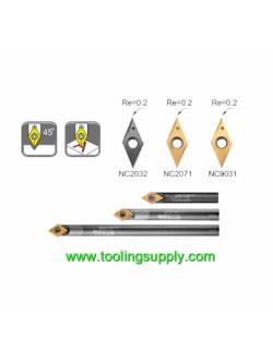 เม็ดแกะสลัก 45 องศา สำหรับด้าม 45 องศา